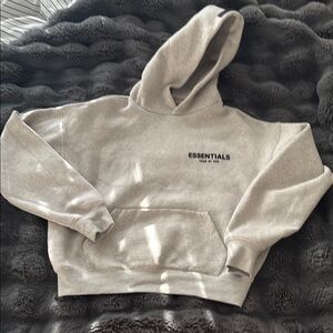Essentials Light Oatmeal Hoodie